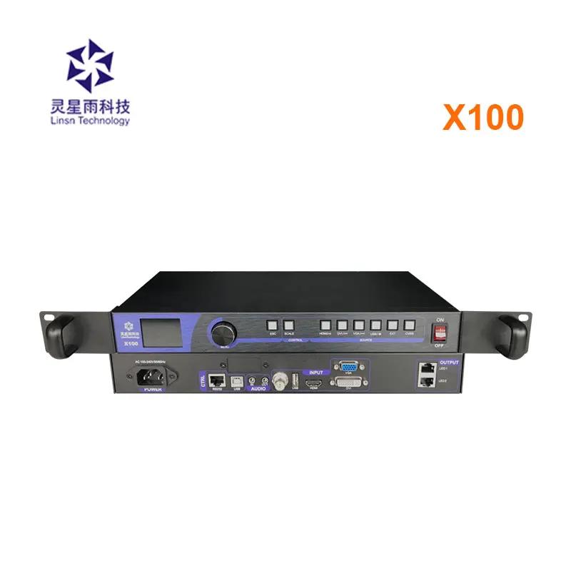 LINSN X100  μ, HD DVI VGA CV Է, 11V-220V AC  ο LED ÷ Ʈѷ, Linsn  ī 